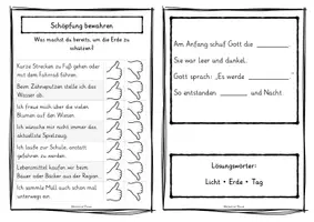 Vorschau - Unterrichtsreihen - Schöpfung - Arbeitsheft - Klasse 1-4 - Seite 3