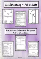 Vorschau - Unterrichtsreihen - Schöpfung - Arbeitsheft - Klasse 1-4 - Deckblatt