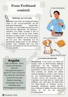 Vorschau - Arbeitsblätter - Kriminalgeschichte: Schreibauftrag Krimi Schreibanlass - Deckblatt