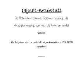 Vorschau - Arbeitsblätter - Satzglieder: Objekte Werkstatt - Seite 2