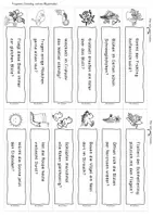 Vorschau - Arbeitsblätter - FRÜHLING - Schüttelsätze / Textstreifen für Satzbildung, Satzglieder, Adverb - Satz der Woche - Seite 3