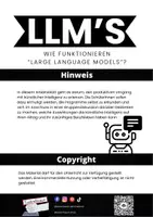 Vorschau - Arbeitsblätter - Large Language Models - Erklärung und Aufgaben zu ChatGPT und Gemini - Deckblatt