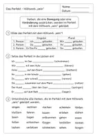 Vorschau - Arbeitsblätter - Partizip Perfekt Arbeitsblätter - Seite 3