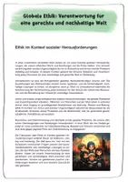 Vorschau - Arbeitsblätter - Ethik 5. Klasse – Verantwortung in der globalen Welt - Seite 1