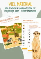 Vorschau - Stundenentwürfe - PDF Kreuzworträtsel Afrikanische Tiere - Sekundarstufe 1 - Seite 2