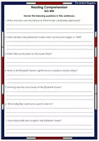 Vorschau - Arbeitsblätter - Big Ben - Reading Comprehension - London - Leseverstehen - Seite 3