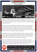 Vorschau - Arbeitsblätter - St Paul's Cathedral - Reading Comprehension - Leseverstehen - Seite 2