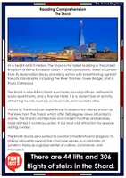 Vorschau - Arbeitsblätter - The Shard - Reading Comprehension - London - Leseverstehen - Seite 2