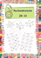 Vorschau - Arbeitsblätter - Rechendreiecke ZR 10 + ZR 20 - Seite 1
