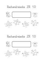 Vorschau - Arbeitsblätter - Rechendreiecke ZR 10 Heftchen - Seite 1