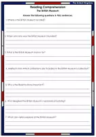 Vorschau - Arbeitsblätter - The British Museum - Reading Comprehension - Leseverstehen - Seite 3