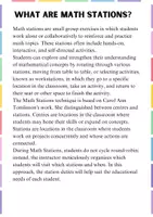 Aperçu - Inclusion - Mathématiques pour les cours d'anglais ou de mathématiques - Page de couverture