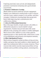 Aperçu - Inclusion - Mathématiques pour les cours d'anglais ou de mathématiques - Page 3
