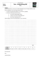 Vorschau - Test - Test zur ZAP-Vorbereitung - Seite 1