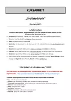 Vorschau - Klassenarbeiten - Großstadtlyrik KA mit EWH "Großstadtmorgen" F. Riebold (GK 9) - Seite 2
