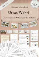 Vorschau - Stundenentwürfe - Ursus Wehrli, Unterrichtsplanung + Materialien für Unterrichtseinheit, Entwurf Kunst + FS Lernen - Deckblatt