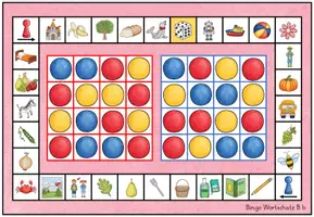Vorschau - Spiele - Wortschatz Bingo - Materialpaket - Seite 1
