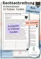 Vorschau - Arbeitsblätter - Paket Märchen (wachsendes Paket) FrauCuppaTea - Seite 1
