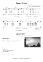 Vorschau - Arbeitsblätter - Donner-Wetter - Lied - R.J. Gross / Claudia Höly - Seite 3