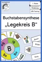 Vorschau - Fördermaterial/Inklusion - Buchstabensynthese: „Legekreis B“ - Deckblatt