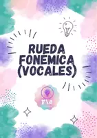 Vista previa - Tarjetas / Manipulativos - Rueda fonémica (vocales) - Portada