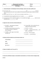 Vorschau - Klassenarbeiten - Klassenarbeit: Rechtschreibung und Grammatik - Deckblatt