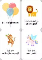 Vorschau - Bildkarten - Affirmationskarten - Deckblatt