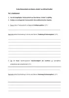 Vorschau - Klassenarbeiten - Klassenarbeiten: „Krabat" Otfried Preußler - Deckblatt
