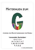 Vorschau - Arbeitsblätter - G - Minimappe: Buchstabenerarbeitung, Lautschulung, Lesen, Schreiben - Seite 2