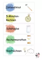Vorschau - Präsentationen/Tafelbilder - Mathe-Starter-Karten - Seite 2