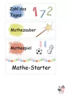 Vorschau - Präsentationen/Tafelbilder - Mathe-Starter-Karten - Seite 3