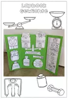 Vorschau - Mal- und Bastelvorlagen - Gewichte - Lapbook - Bastelvorlage - Seite 1