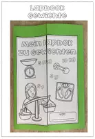 Vorschau - Mal- und Bastelvorlagen - Gewichte - Lapbook - Bastelvorlage - Seite 3