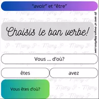 Aperçu - Jeux - Cartes à pince avoir et être - Page de couverture
