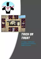 Vorschau - Spiele - Trick or Treat Board Game Halloween - Deckblatt