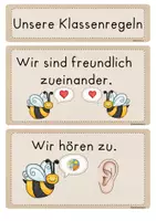 Vorschau - Poster - Bienenklasse - Klassenregeln für das Klassentier Biene - Seite 3