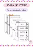 Vista previa - Hojas de trabajo - PACK LAPBOOKS DEL CUERPO HUMANO - 8 LAPBOOKS DE CIENCIAS NATURALES - página 1