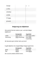 Vorschau - Arbeitsblätter - Steigerung von Adjektiven - Seite 3