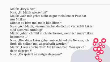 Vorschau - Arbeitsblätter - Sollten Likes abgeschafft werden? - Seite 3