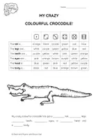 Προεπισκόπηση - Φύλλα εργασίας - My Crazy Colourful Zoo Animals - Game of Dice - Σελίδα 2