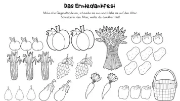 Vorschau - Arbeitsblätter - Erntedank - Seite 3