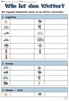 Vorschau - Arbeitsblätter - Redemittel: Das Wetter beschreiben "Wie ist das Wetter?" DaZ / DaF / Sachunterricht - Seite 3