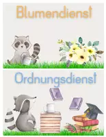 Vorschau - Poster - Klassendienste für die Waschbärenklasse - Seite 2