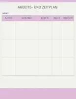 Vorschau - Anderer Materialtyp - Vorlage Arbeits- und Zeitplan - Seite 2
