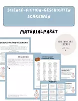 Vorschau - Unterrichtsreihen - Science-Fiction-Geschichten schreiben - Deckblatt