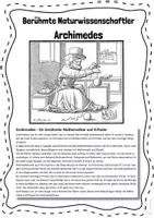 Vorschau - Stundenentwürfe - Chemie | Archimedes | PDF + H5P | Wissenschaftler Mathe - Seite 1