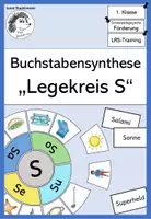 Vorschau - Fördermaterial/Inklusion - Buchstabensynthese: „Legekreis S“ - Deckblatt