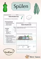 Vorschau - Arbeitsblätter - Spülen - Arbeitsblätter inkl. Lösungen - Deckblatt