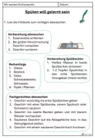 Vorschau - Arbeitsblätter - Spülen - Arbeitsblätter inkl. Lösungen - Seite 1