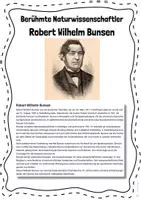 Vorschau - Stundenentwürfe - Chemie | Robert Wilhelm Bunsen | PDF + H5P Wissenschaftler - Seite 2